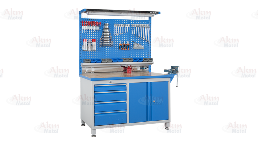 4 Çekmeceli dolaplı Modular Work-bench B-20.158